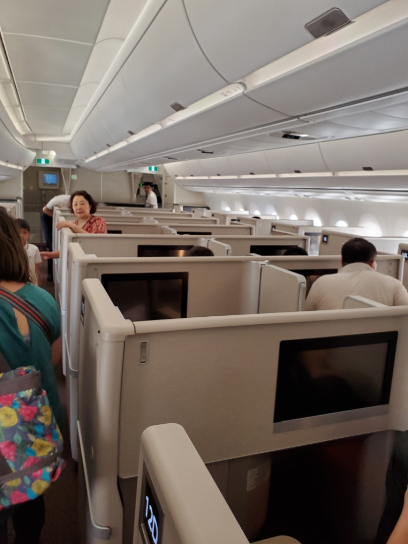 东方航空a350-900商务舱飞行体验