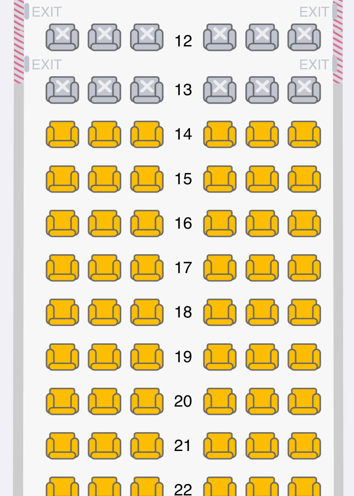 已解决请问空客a320中总的30排的座位选哪个位置比较好