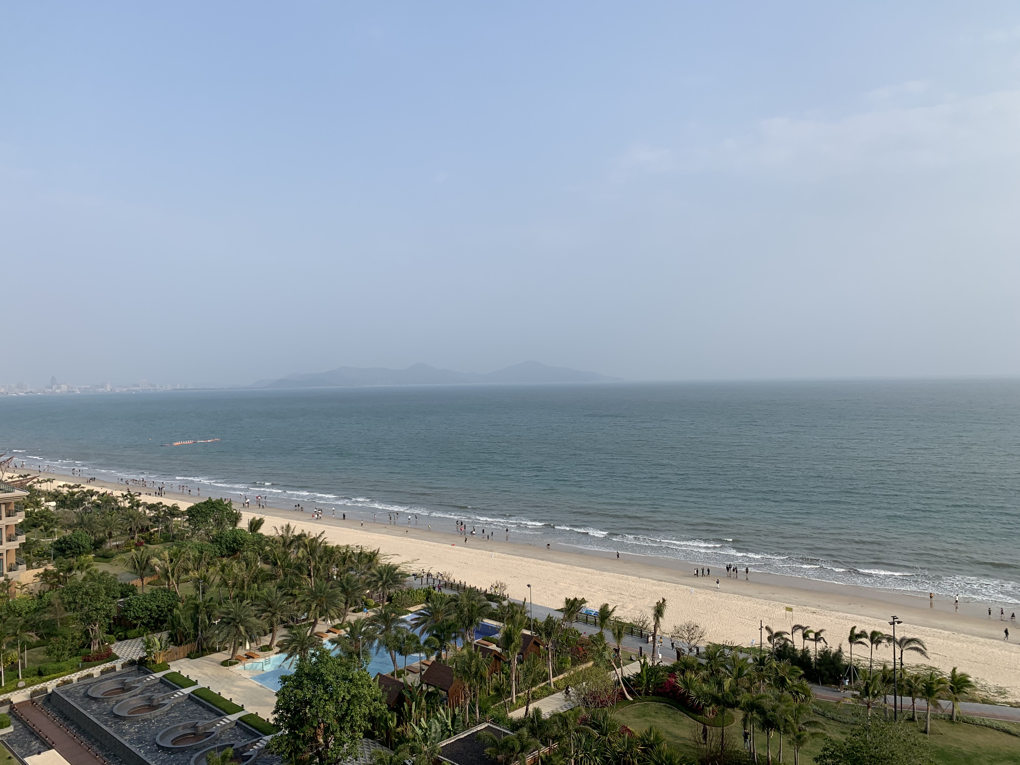 汕尾保利希尔顿逸林酒店的一流海景不愧网红康莱德dt之名