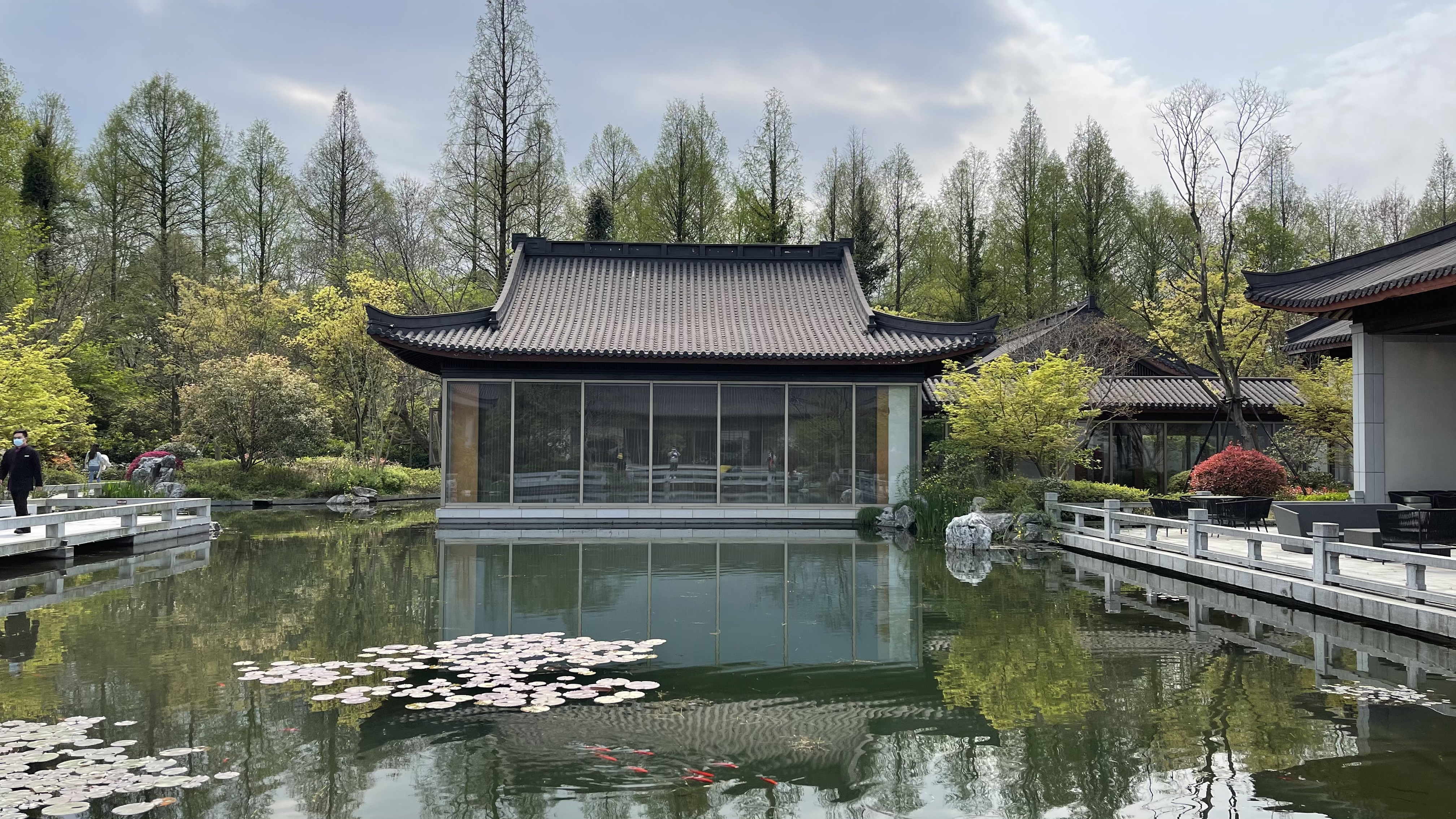 烟花三月上杭州浙江西子宾馆汪庄西湖国宾馆