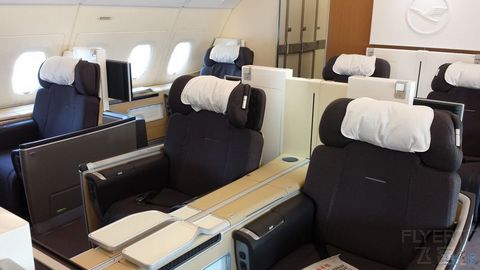 【汉莎又送RIMOWA啦】记第一次洲际头等PVG-FRA-DTW上（A380七椅一床超详细报告）