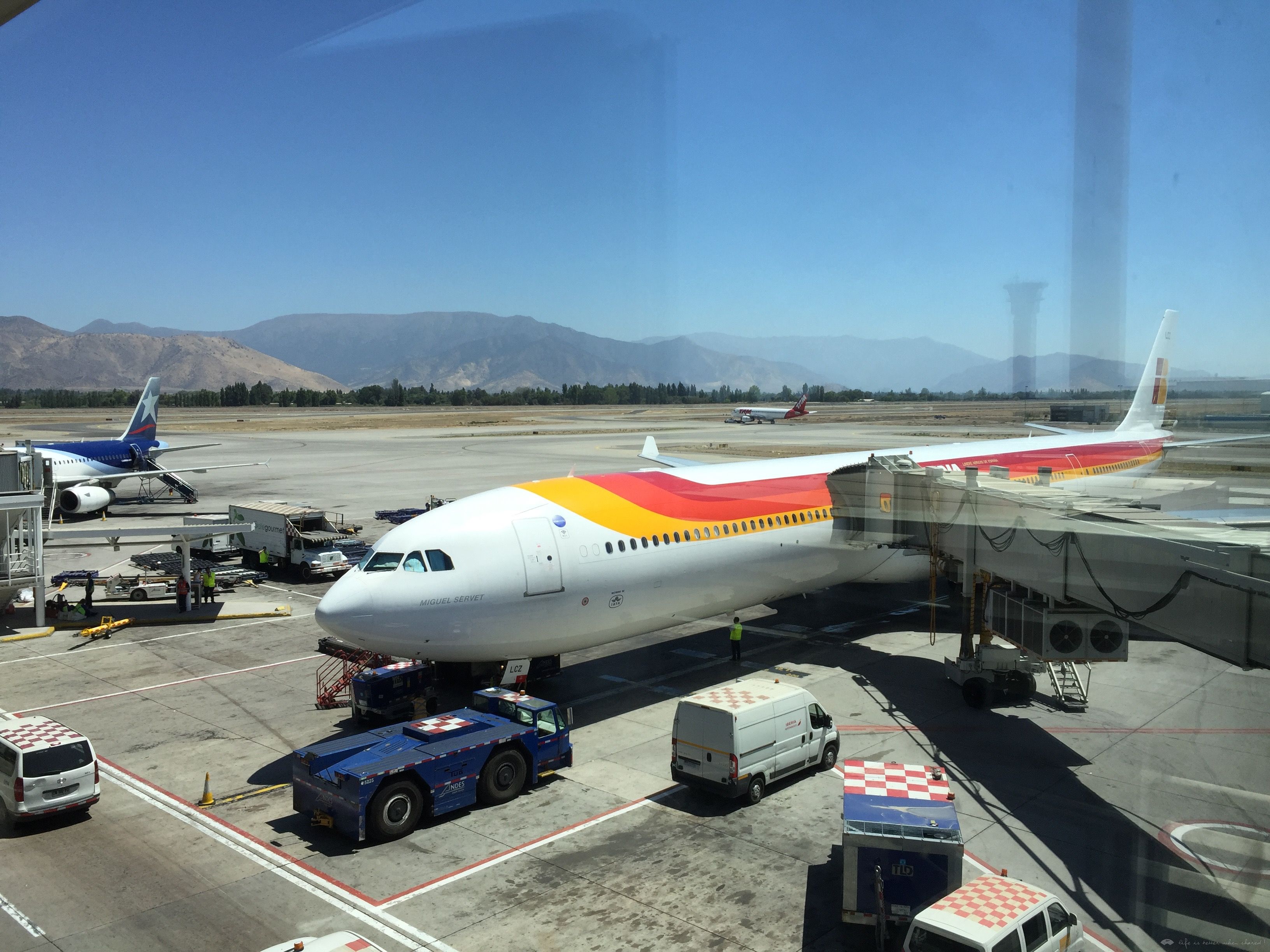 Iberia A346  Madrid C Santiago de Chile & LANں