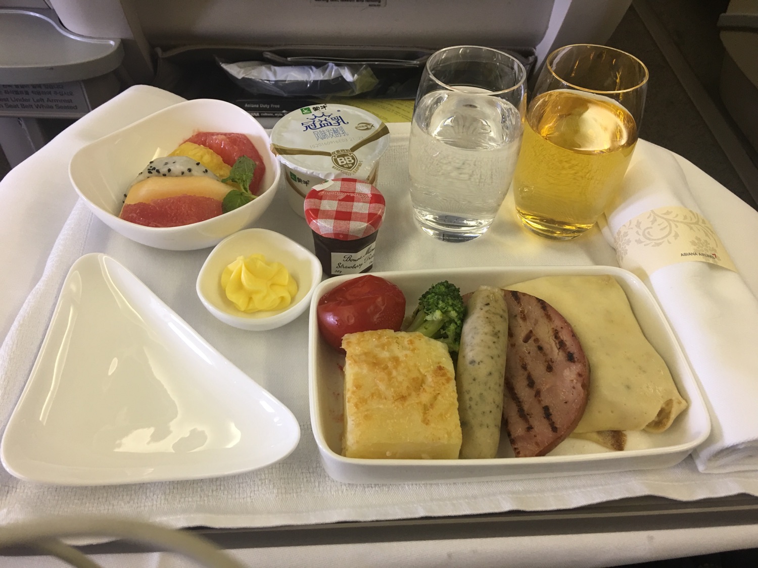 OZ 368 PVG-ICN business class