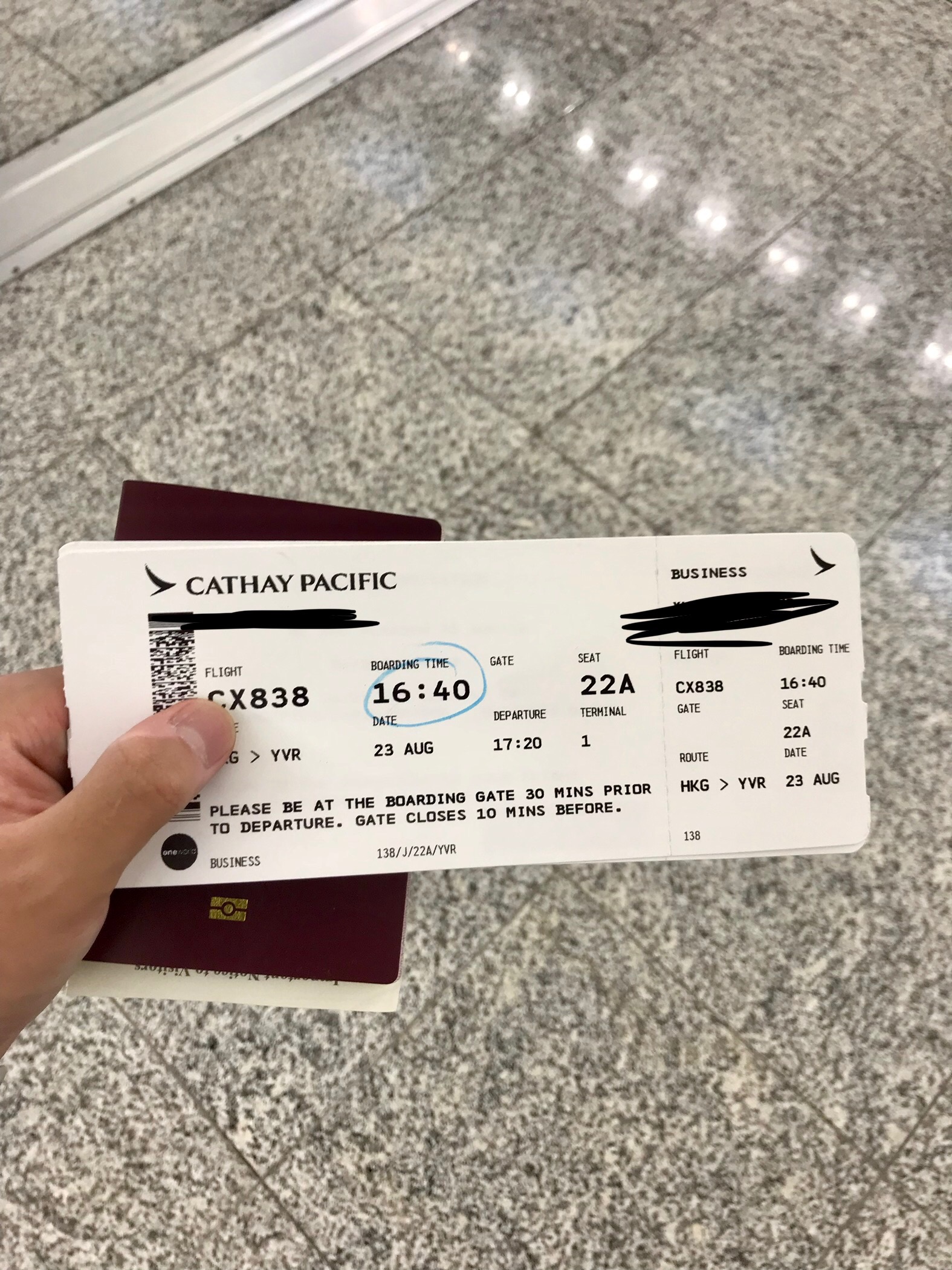 ֮ط - Part 3̩ HKG - YVR μǣ̨ + ĸСʱ