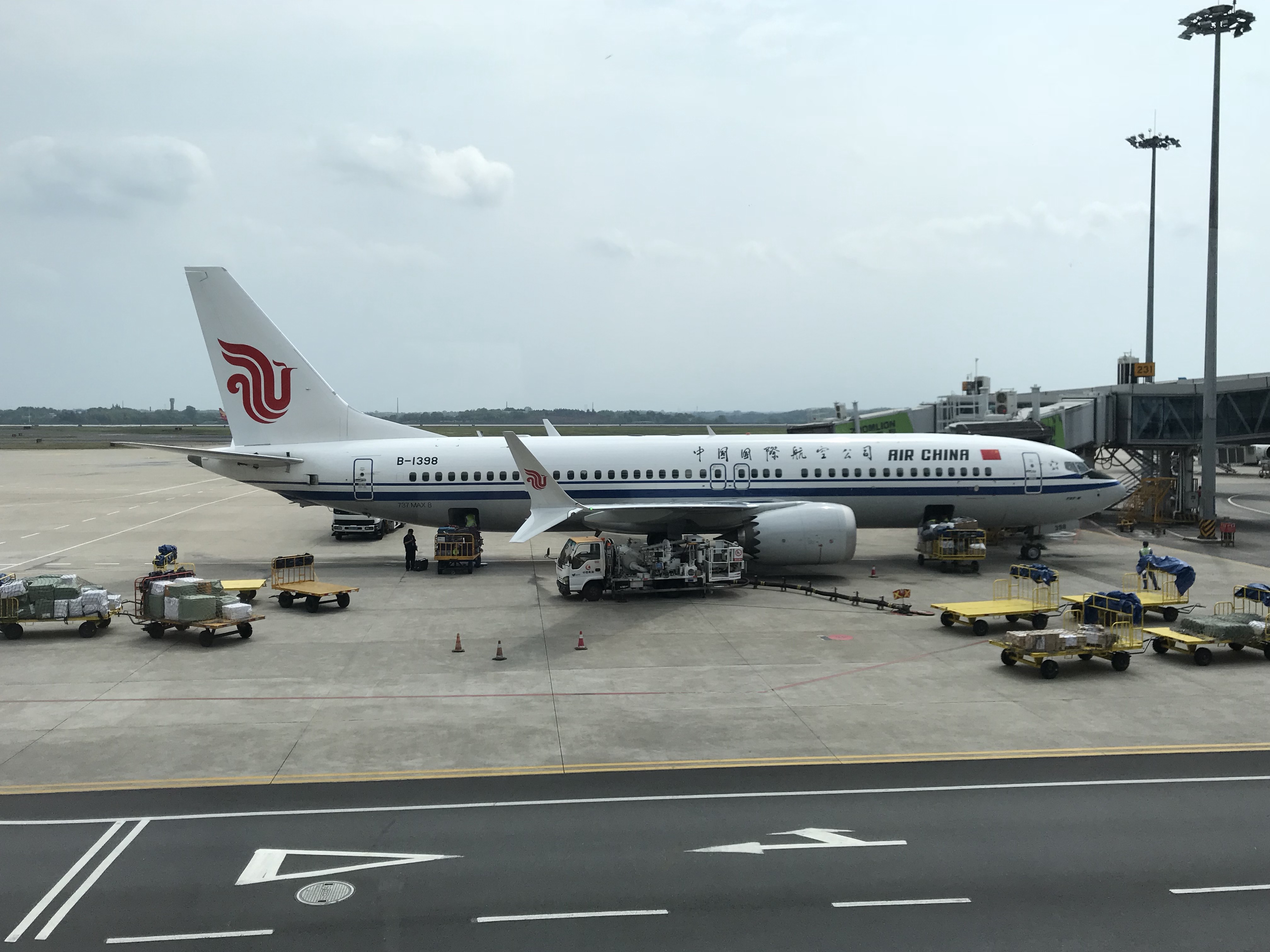 ׷737 MAX 8ܵķCA1343 -ɳ