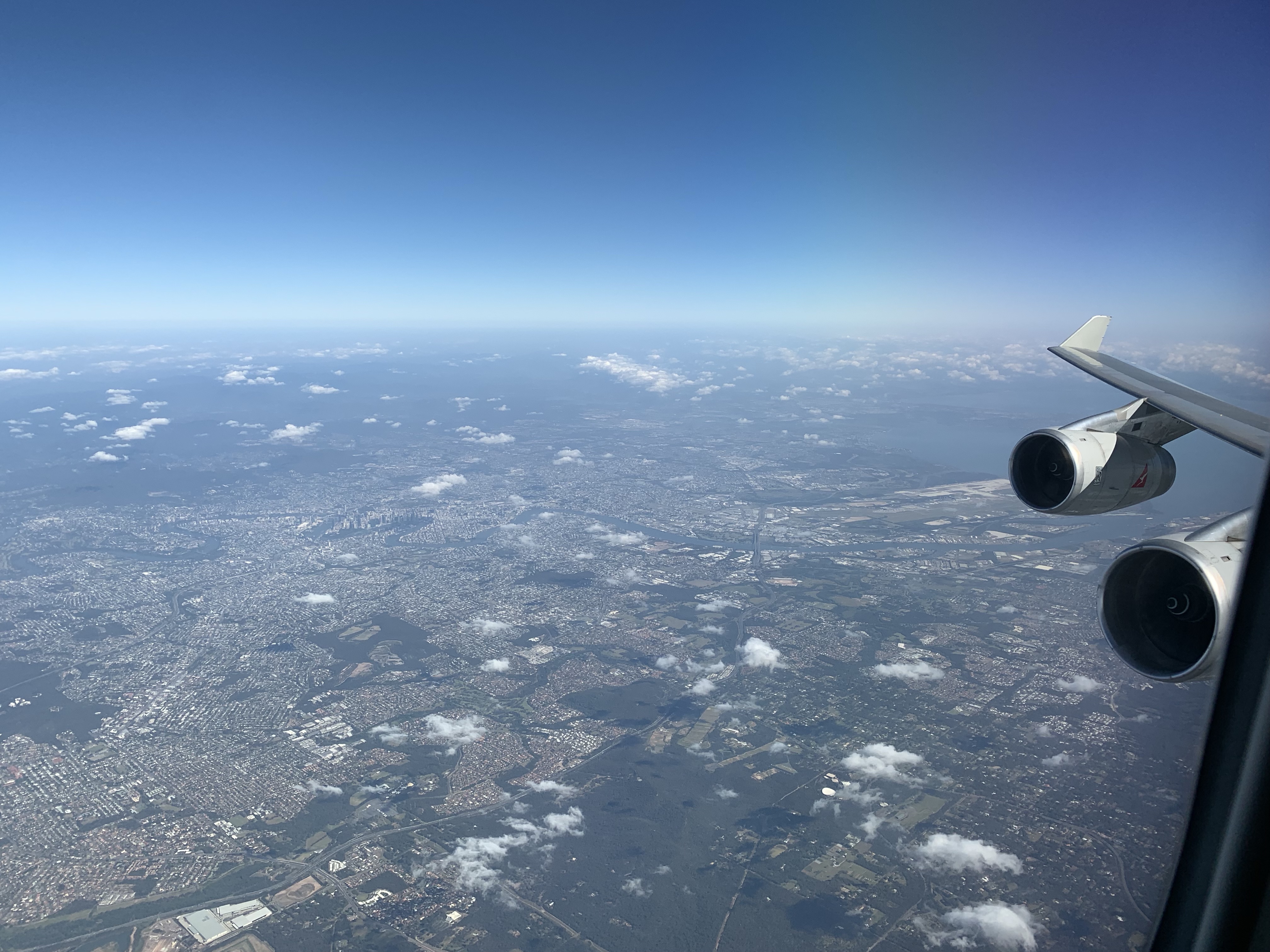  QF747 last service