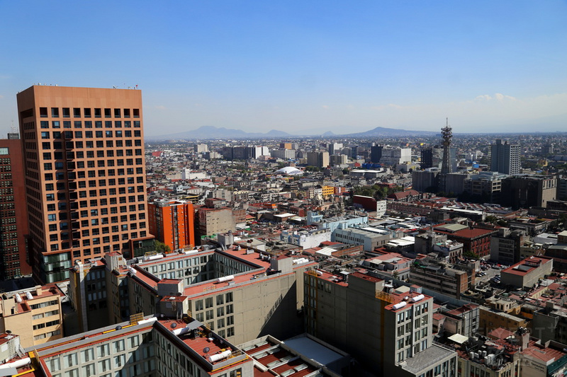 Mexico City--Hilton Mexico City Reforma Executive Lounge View (2).JPG