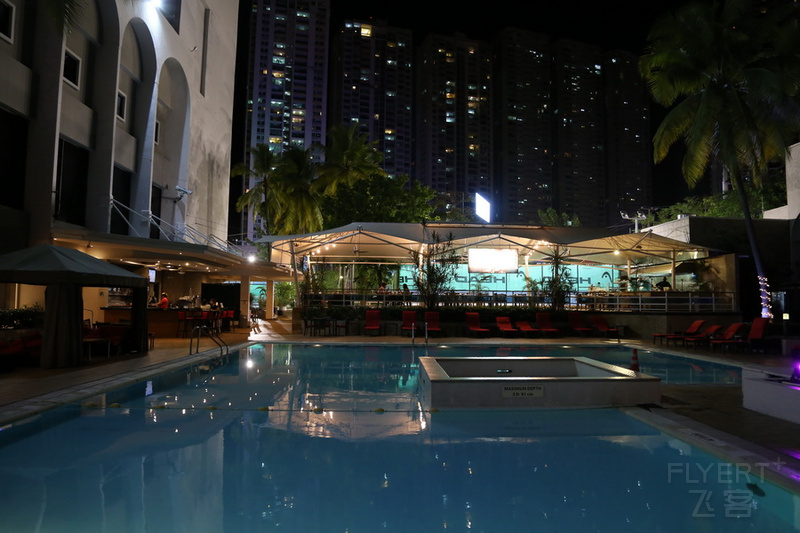 Panama City--Sheraton Grand Panama Fitness Center Pool at Night (1).JPG