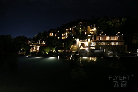 Phuket Island--The Westin Siray Bay Resort Exterior at Night (2).JPG