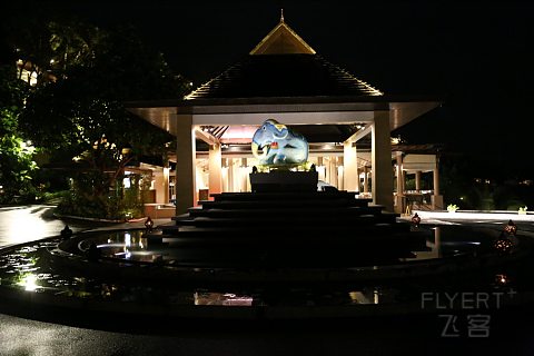Phuket Island--The Westin Siray Bay Resort Exterior at Night (3).JPG