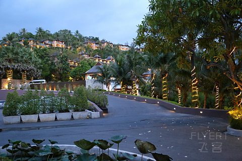 Phuket Island--The Westin Siray Bay Resort Exterior at Night (5).JPG