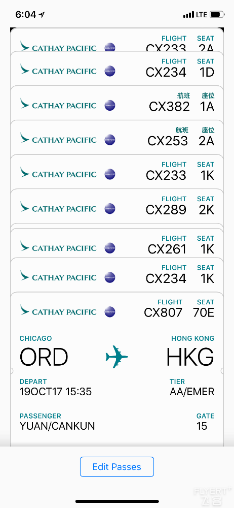 第88次东航飞行 MU717 ORD-PVG 有感