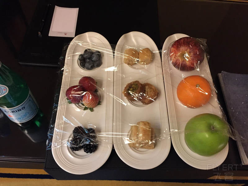 Doha--Marriott Marquis City Center Doha Hotel Junior Suite Welcome Gift.JPG