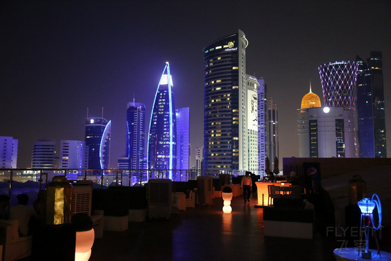 Doha--Marriott Marquis City Center Doha Hotel Pool Bar View (5).JPG