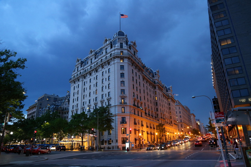 Washington DC--Willard InterContinental Washington DC Exterior at Night (3).JPG