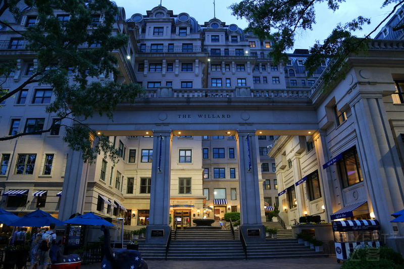 Washington DC--Willard InterContinental Washington DC Exterior at Night (1).JPG