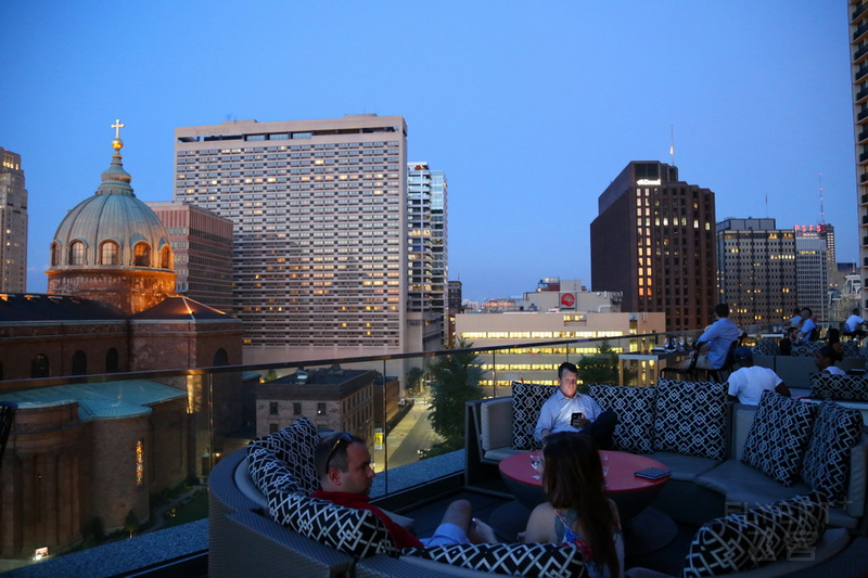 Philadelphia--The Logan Hotel Curio Collection by Hilton Rooftop Bar (2).JPG
