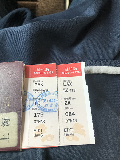 国航CA983/984 PEK-LAX头等往返
