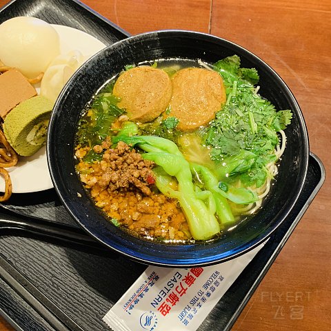 东航商务舱～上海马德里来回的餐食～
