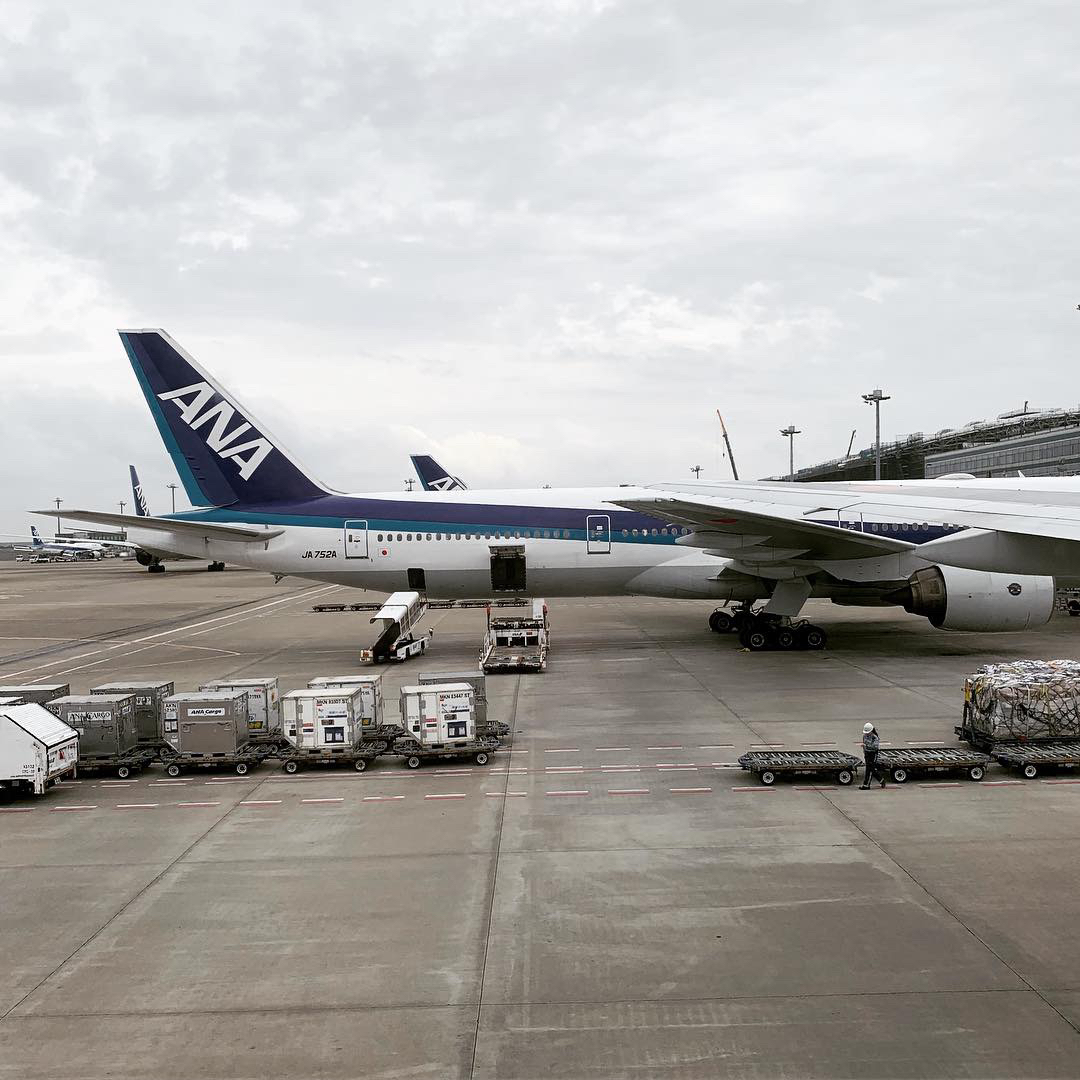 ANA߶NRT-OKA B763