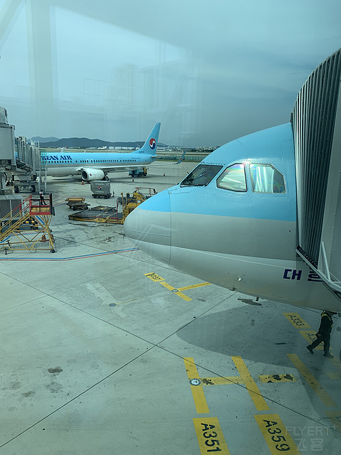 大韩航空A333首尔转机体验一：上海浦东到首尔仁川