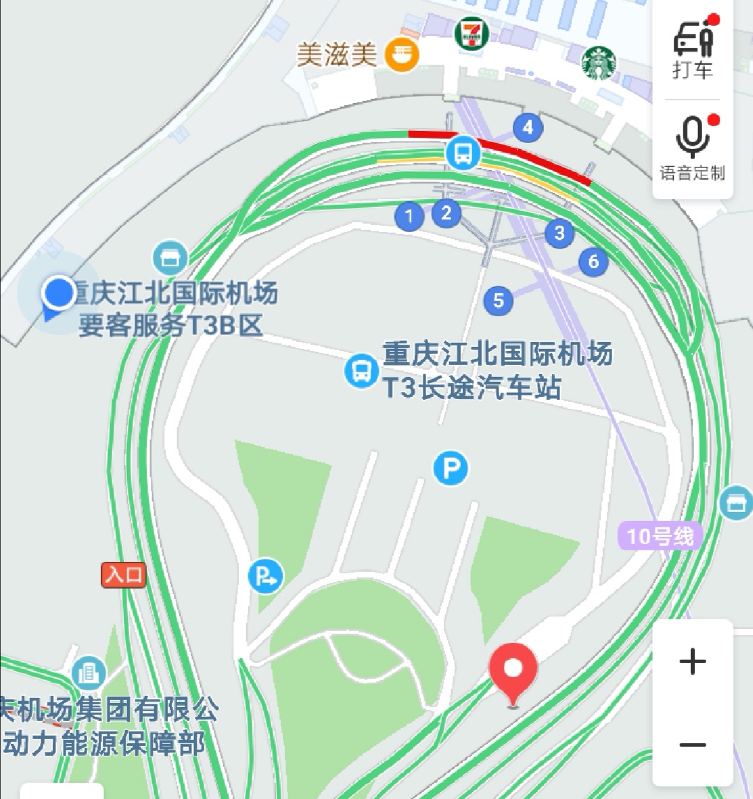 重庆江北机场地图全图图片