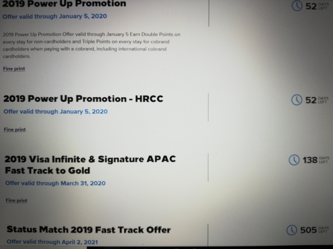 Status match 2019 Fast Track Offer