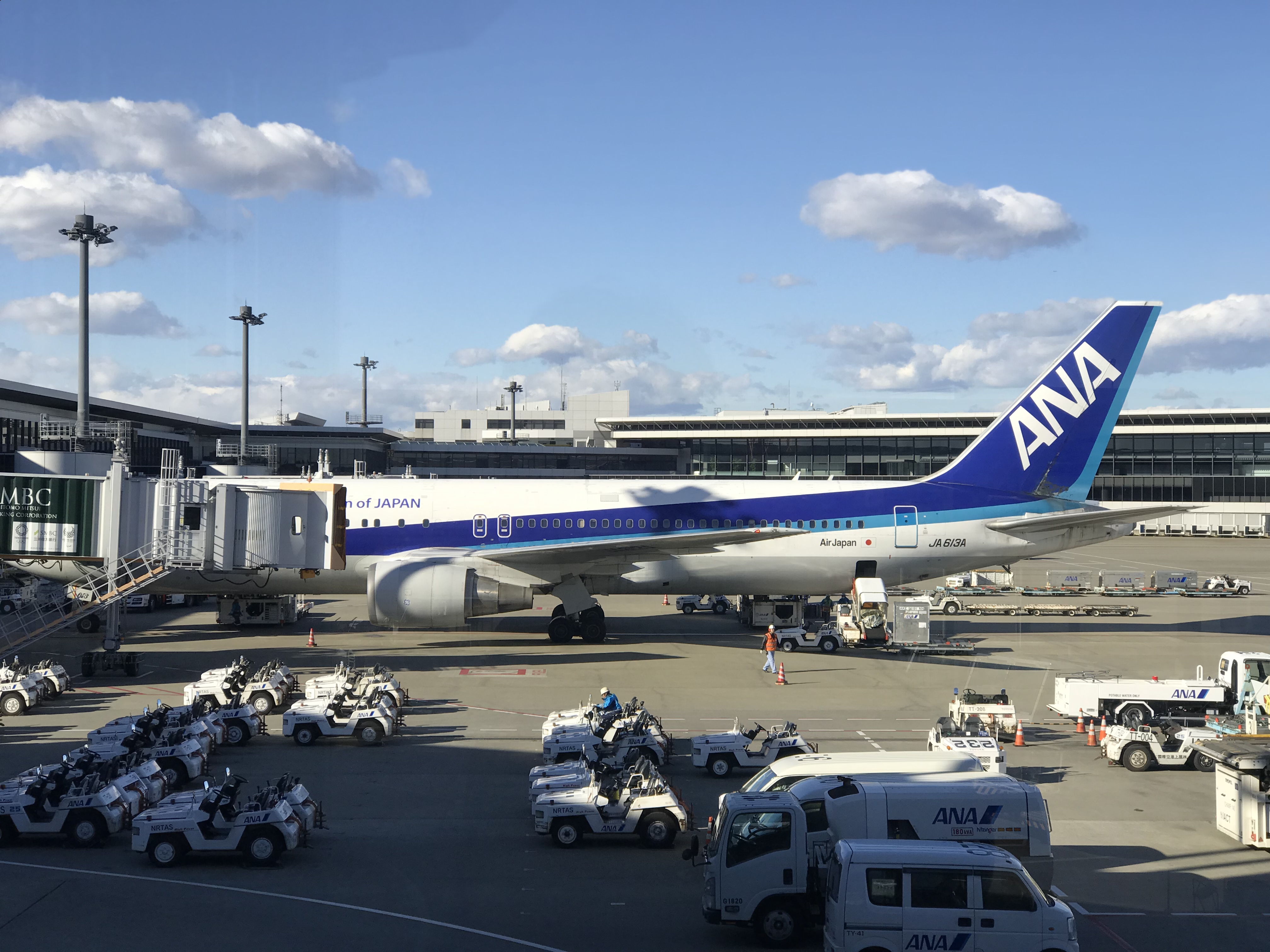 ĩʼANA B763飬PVG-NRT-PVG