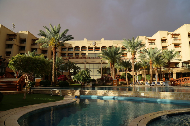 Aqaba--Intercontinental Aqaba Resort Pool at Night (2).JPG