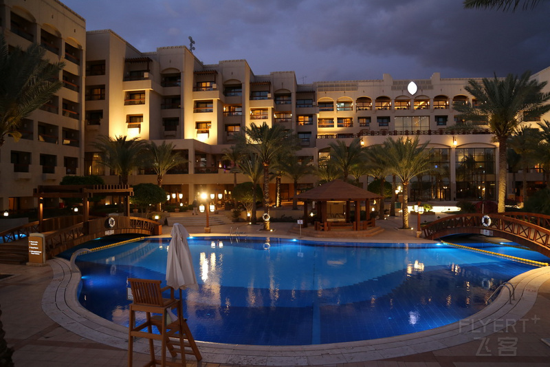 Aqaba--Intercontinental Aqaba Resort Pool at Night (6).JPG