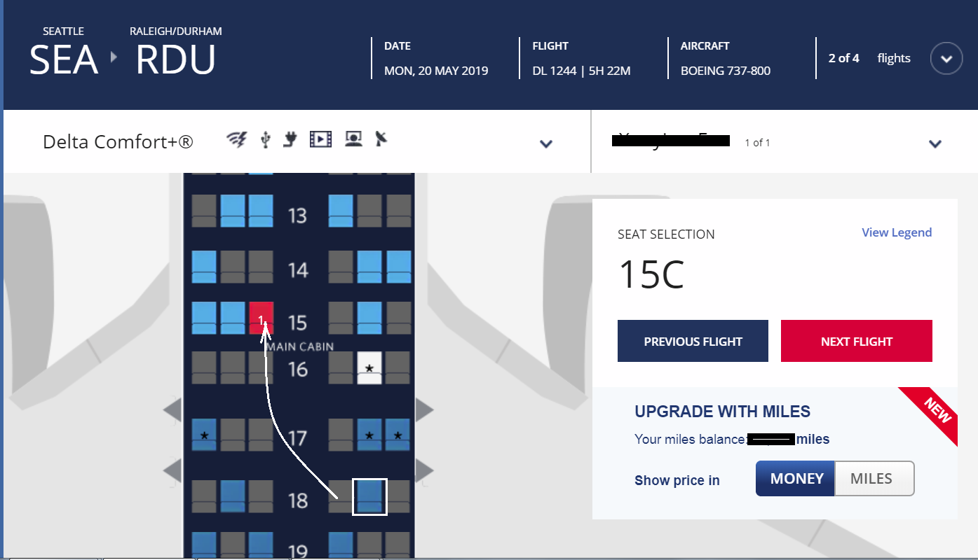 PVG->SEA->RDU->LAXComfort+