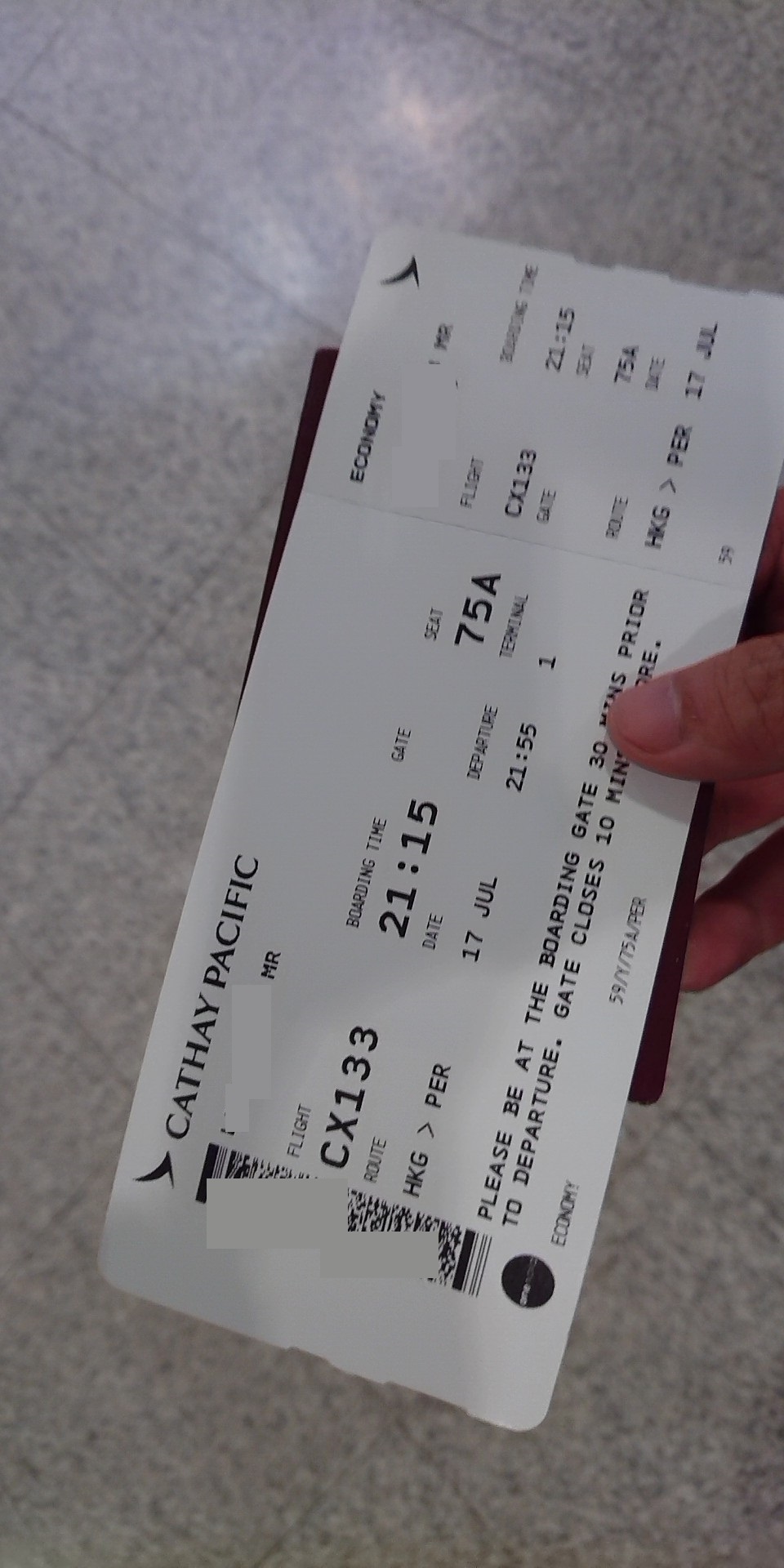 CX133 HKG-PER ѧ