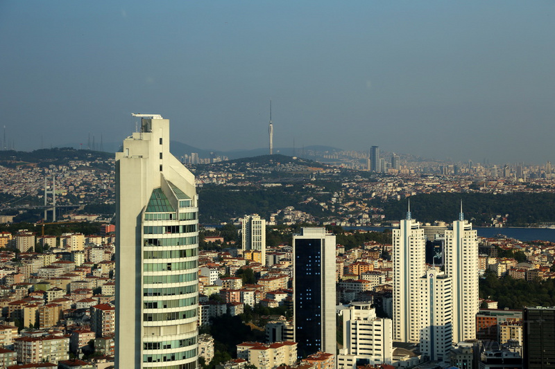 Istanbul--Istanbul Marriott Hotel Sisli Executive Lounge View (2).JPG