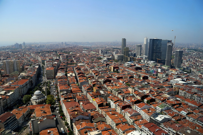 Istanbul--Istanbul Marriott Hotel Sisli Executive Lounge View (3).JPG