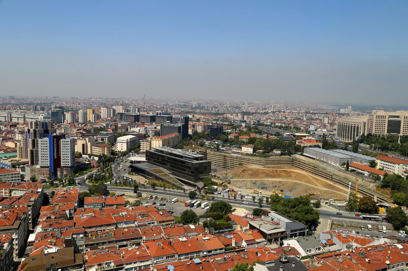 Istanbul--Istanbul Marriott Hotel Sisli Executive Lounge View (4).JPG