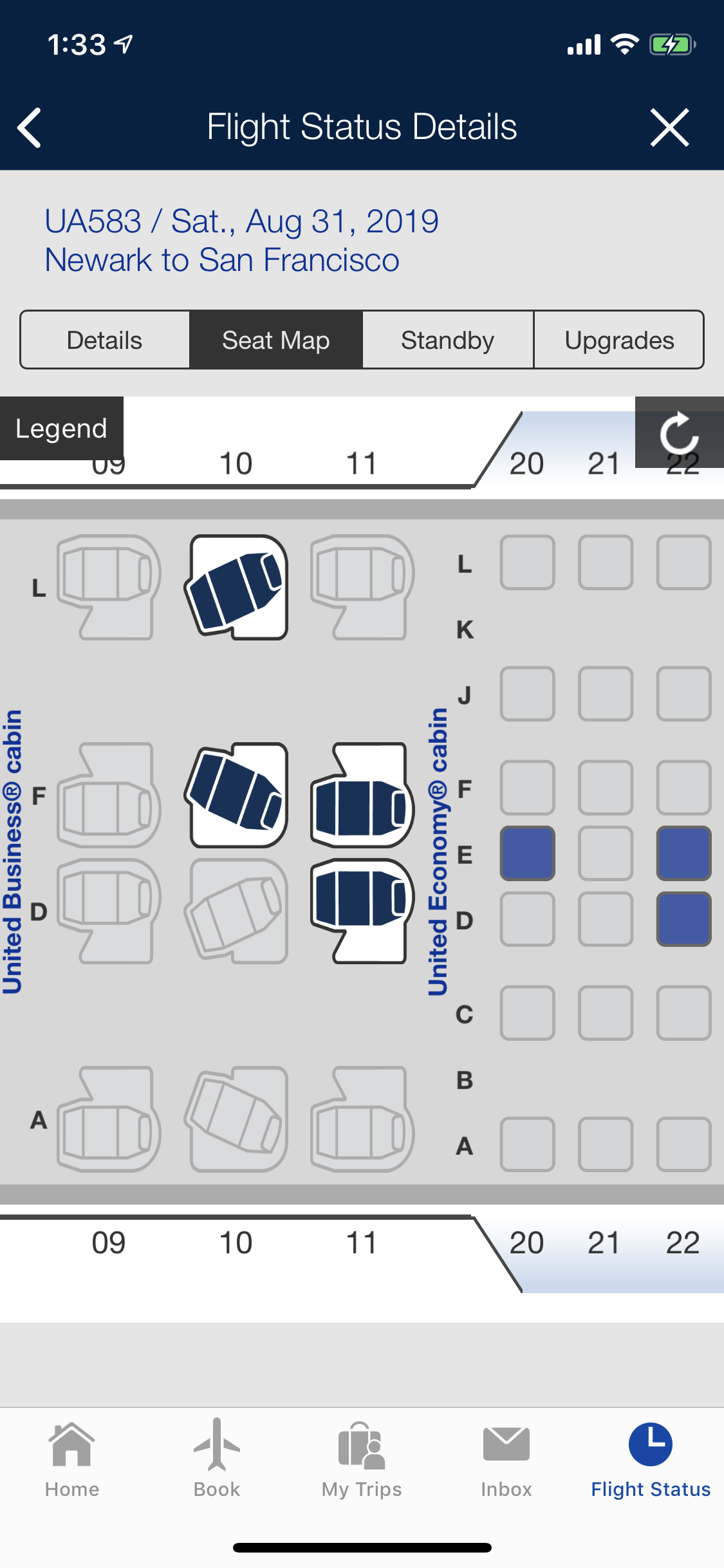 顿UA583 EWR-SFO Polaris Business飬ˢ...