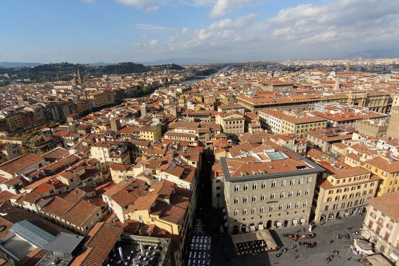 Florence--Overlook from Palazzo Vecchio Tower (2).JPG