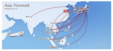 JL34 日航商务舱初体验 曼谷-东京