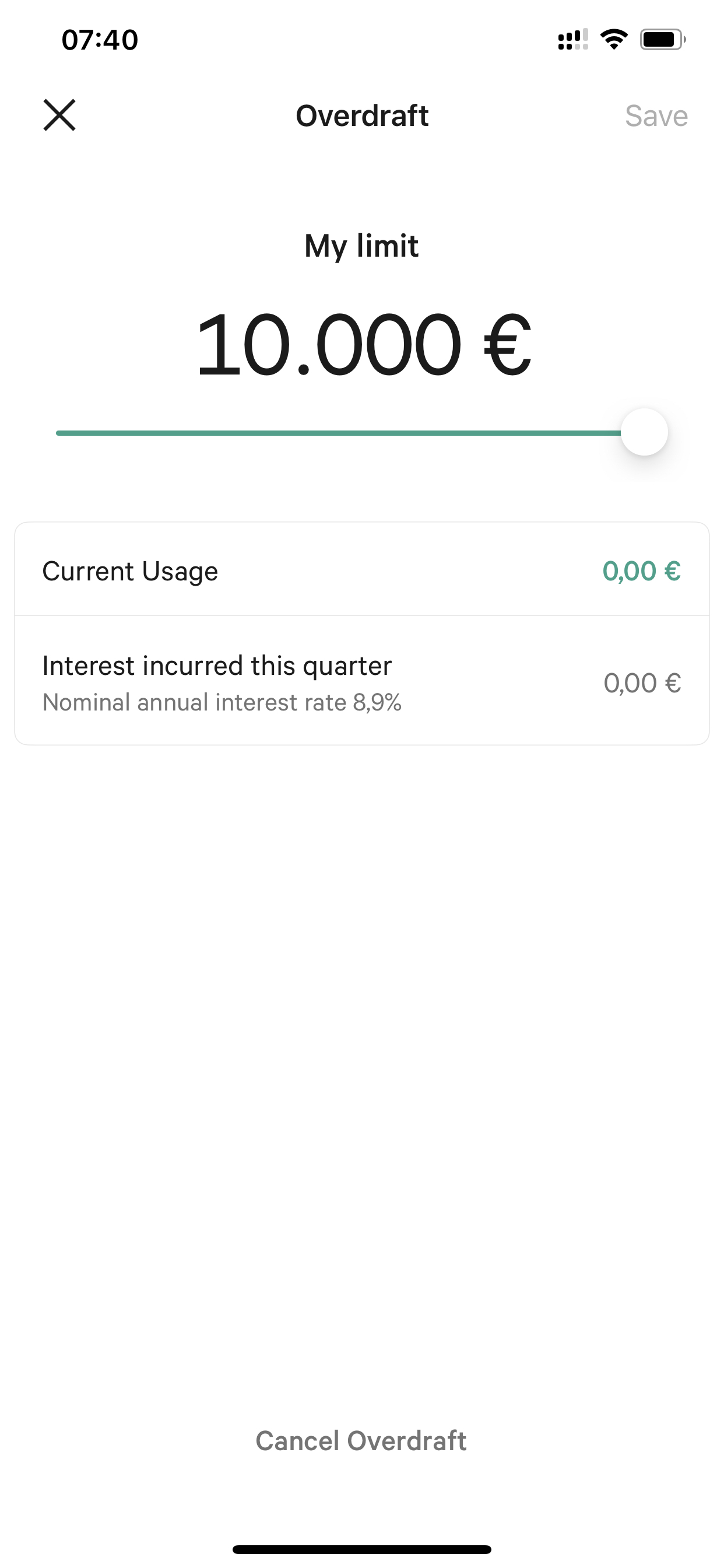 N26Overdraft