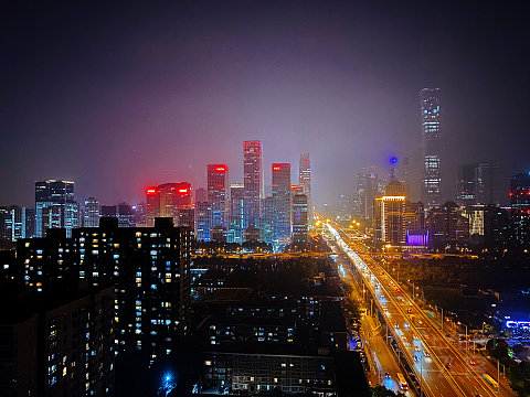 北京富力万丽半价行政套体验——震撼国贸景！