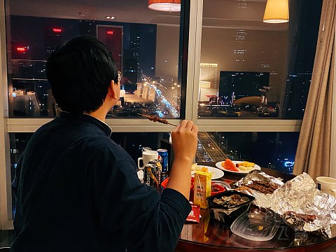 北京富力万丽半价行政套体验——震撼国贸景！