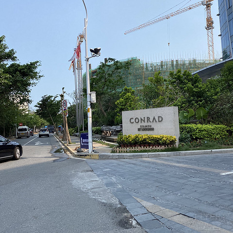 大海与鼓浪屿尽收眼底之云上厦门康莱德酒店