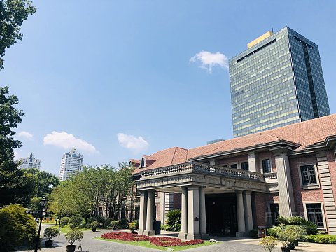 打卡江疏影同款，在上海瑞金洲际酒店欧式别墅建筑群内探秘！附四家酒店鲜肉月饼测评！