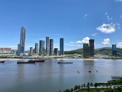 无敌露台澳门景观——珠海华发喜来登酒店行政海景露台套房