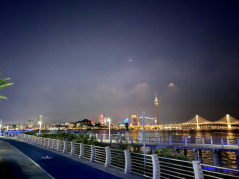 无敌露台澳门景观——珠海华发喜来登酒店行政海景露台套房