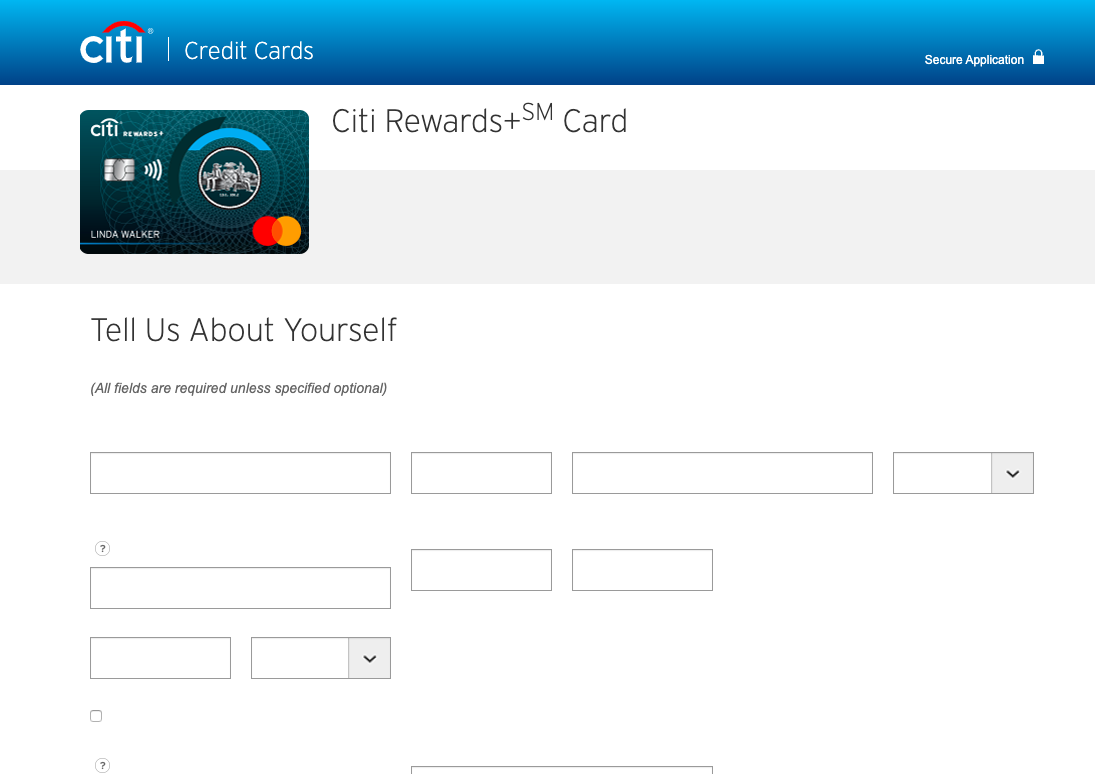 ITIN˻Citi Rewards+(SM) Card2500