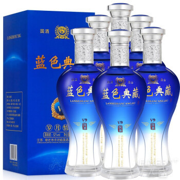 洋河酒蓝色典藏52度图片