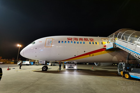 【海南航空】梦之羽B787-9商务舱体验，HU7256，郑州新郑CGO—深圳宝安SZX