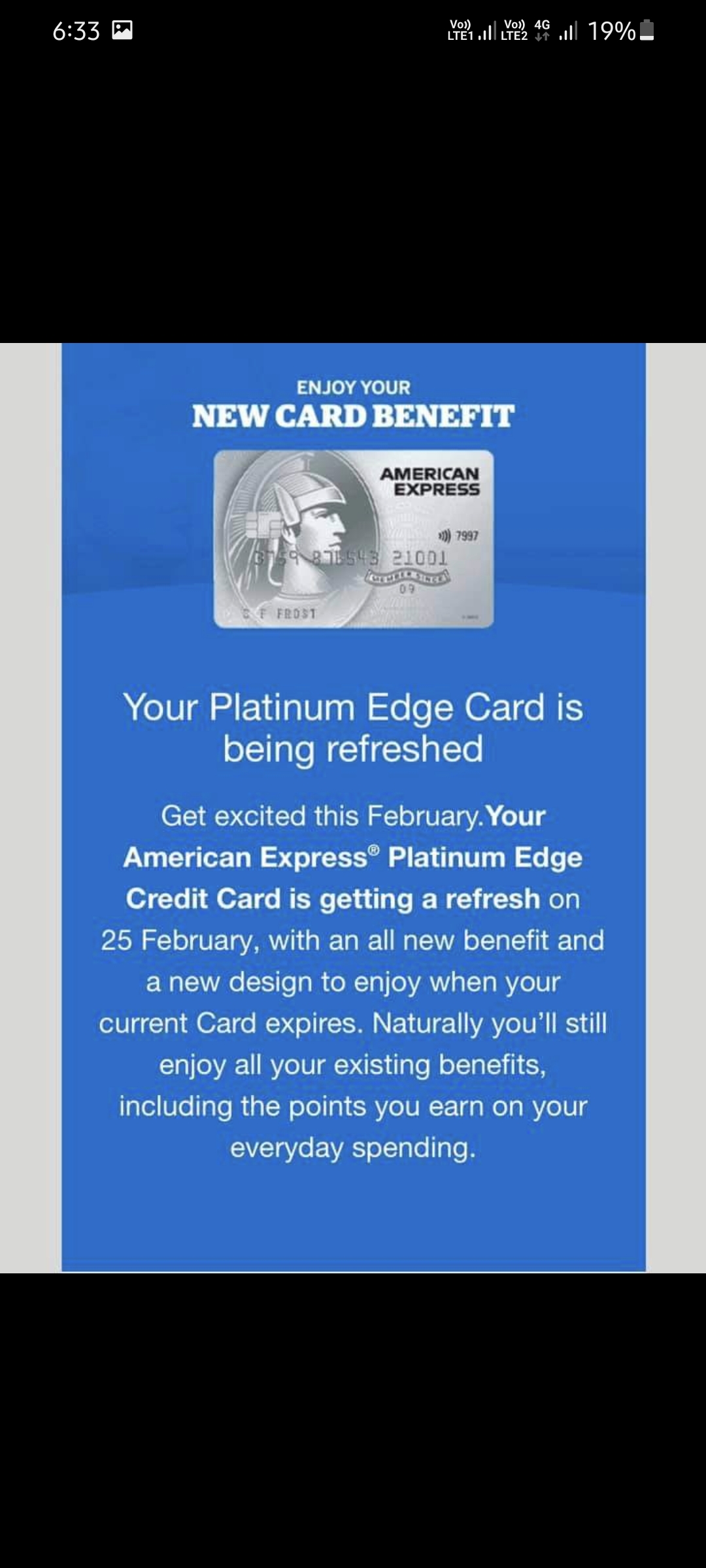 Amex Platinum Edge ÿƺһյĸ