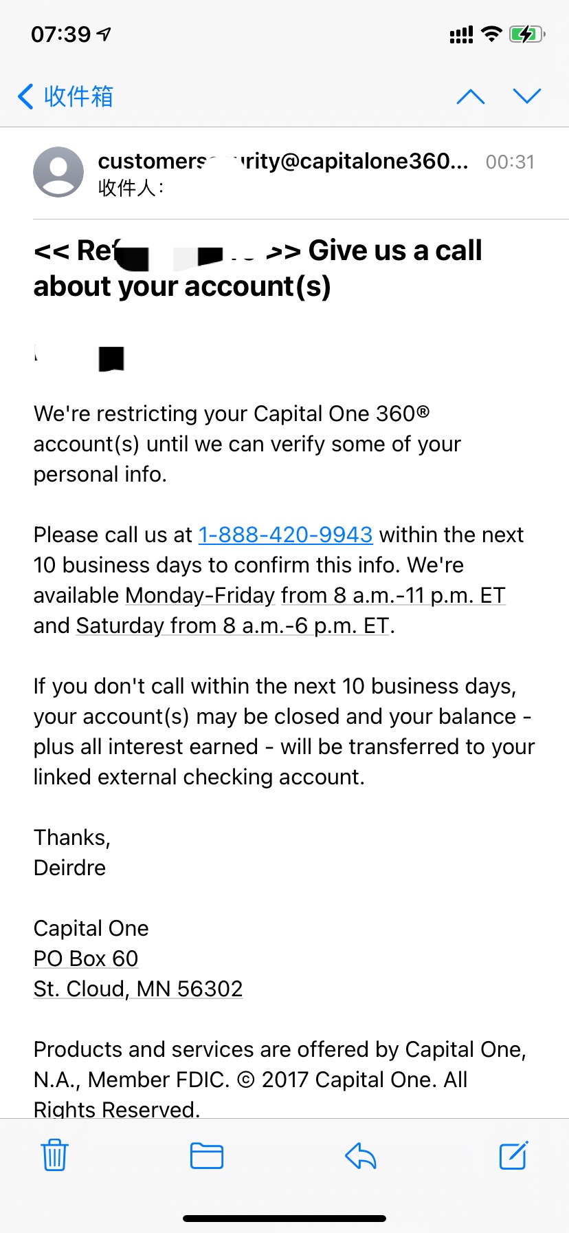 Capital One˻ƣҪ֤Ϣ